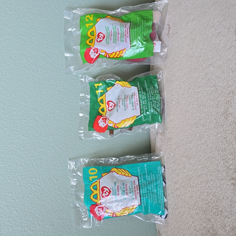2000 McDonalds Happy Meal❤TY Teenie Beanie Babies☆Full Set New Unopened Packages - Picture 9 of 17